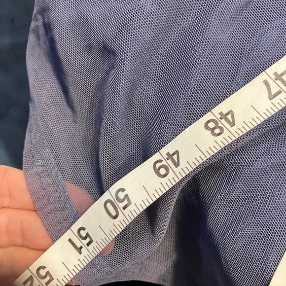 Vintage Tyler Boe Maxi Sheath Dress‎ Womens M Blue Floral Mesh Spring Summer - Picture 14 of 14